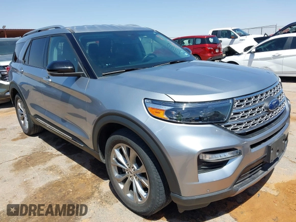 2023 Ford Explorer Limited with VIN 1FMSK7FH6PGA05547, listed as a IAAI auction lot 42149003 with 599,462 mi miles. Bid and sale history available at carsss.com. Image 1.