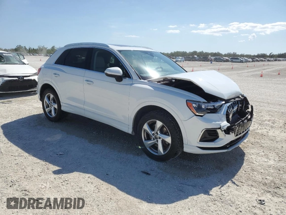 2020 Audi Q3 Premium with VIN WA1AECF38L1052445, listed as a Copart auction lot 51670093 with 61,245 mi miles. Bid and sale history available at carsss.com. Image 4.