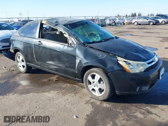 2008 Ford Focus SE with VIN 1FAHP33NX8W173837, listed as a IAAI auction lot 41436681 with 1 mi miles. Bid and sale history available at carsss.com. Image 1.