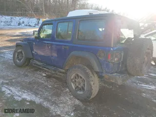 2018 Jeep Wrangler Unlimited Sport S with VIN 1C4HJXDG8JW179984, listed as a IAAI auction lot 41173628 with 103,136 mi miles. Bid and sale history available at carsss.com. Image 3.