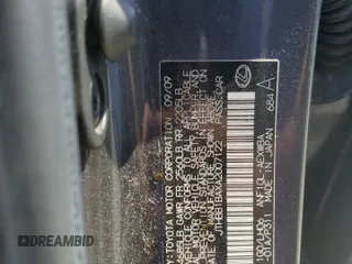 2010 Lexus HS 250h z VIN JTHBB1BAXA2007122, wystawiony jako Copart lot #58576895 z przebiegiem 254 826 mil mil oraz Szkoda całkowita • Salvage title. Historia ofert i sprzedaży dostępna na DreamBid. Obrazek 13.