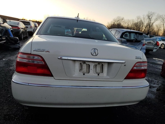2004 Acura RL w/Navigation System with VIN JH4KA966X4C001987, listed as a Copart auction lot 84900254 with 151,465 mi miles and Clean Title. Bid and sale history available at carsss.com. Image 6.