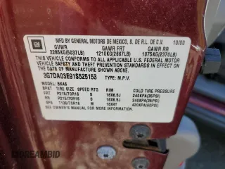 2001 Pontiac Aztek GT z VIN 3G7DA03E91S525153, wystawiony jako Copart lot #75873964 z przebiegiem 43 367 mil mil oraz Tytuł czysty. Historia ofert i sprzedaży dostępna na DreamBid. Obrazek 13.