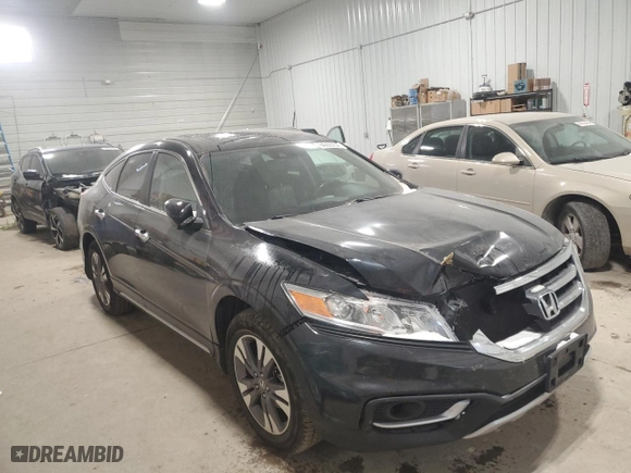 2014 Honda Crosstour EX-L with VIN 5J6TF2H56EL000074, listed as a Copart auction lot 84265754 with 111,922 mi miles and Salvage Title. Bid and sale history available at carsss.com. Image 4.