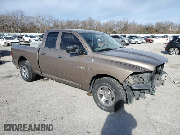 2009 Dodge 1500 SLT with VIN 1D3HB18T59S735955, listed as a Copart auction lot 88957035 with 139,439 mi miles and Salvage title. Bid and sale history available at DreamBid. Image 4.