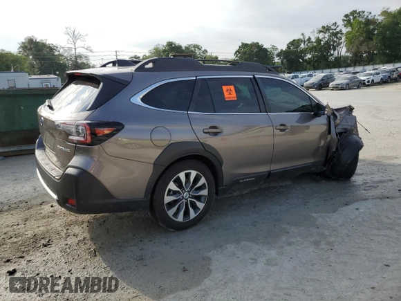 2024 Subaru Outback Limited z VIN 4S4BTANC7R3141955, wystawiony jako Copart lot #59314405 z przebiegiem Nie podano mil oraz Nie do naprawy • Non repairable. Historia ofert i sprzedaży dostępna na DreamBid. Obrazek 3.