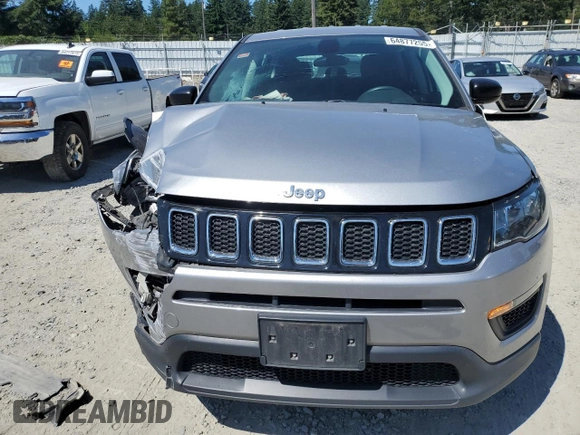 2020 Jeep Compass Sport с VIN 3C4NJDAB0LT135402, выставлен на аукционе Copart как лот 64877255 с пробегом 87 907 миль миль и Списание • Salvage title. История ставок и продаж доступна на DreamBid. Изображение 5.