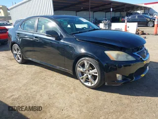 2009 Lexus IS 250 with VIN JTHBK262X92085324, listed as a IAAI auction lot 41625515 with 77,665 mi miles. Bid and sale history available at carsss.com. Image 1.