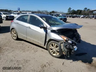 2013 Hyundai Elantra GT with VIN KMHD35LE8DU090344, listed as a Copart auction lot 47178225 with 130,784 mi miles and Salvage Title. Bid and sale history available at carsss.com. Image 4.