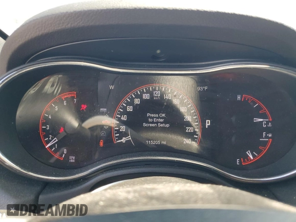 2017 Dodge Durango R/T with VIN 1C4SDHCT3HC637847, listed as a Copart auction lot 69064244 with 115,205 mi miles and Salvage title. Bid and sale history available at DreamBid. Image 9.