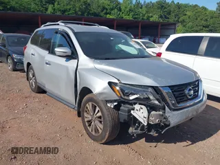 2017 Nissan Pathfinder SL with VIN 5N1DR2MN7HC658980, listed as a IAAI auction lot 42295569 with 142,343 mi miles and . Bid and sale history available at DreamBid. Image 1.