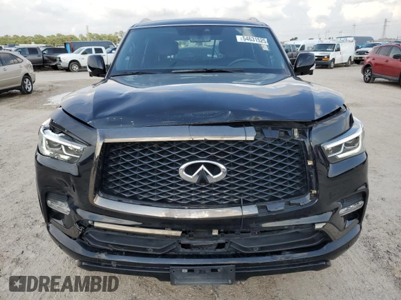 2020 Infiniti QX80 LUXE with VIN JN8AZ2NF3L9700036, listed as a Copart auction lot 54631525 with 65,848 mi miles and Clean Title. Bid and sale history available at carsss.com. Image 5.