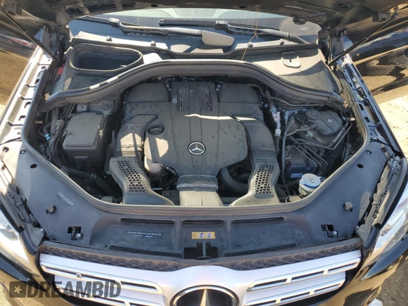 2017 Mercedes-Benz GLS 450 with VIN 4JGDF6EE9HA870581, listed as a Copart auction lot 72291504 with 92,036 mi miles and Salvage Title. Bid and sale history available at DreamBid. Image 12.