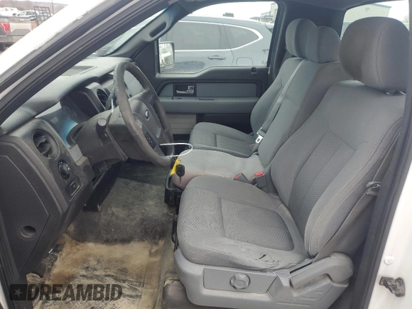 2014 Ford F-150 XL with VIN 1FTNF1CF1EKD84876, listed as a Copart auction lot 43912845 with 107,016 mi miles and Salvage title. Bid and sale history available at DreamBid. Image 7.
