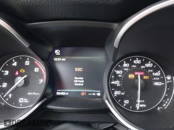 2018 Alfa Romeo Stelvio z VIN ZASFAKANXJ7C23921, wystawiony jako IAAI lot #38783836 z przebiegiem 93 482 mil mil oraz . Historia ofert i sprzedaży dostępna na DreamBid. Obrazek 7.