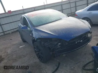 2019 Tesla Model X 75D with VIN 5YJXCBE2XKF159687, listed as a IAAI auction lot 41509253 with 42,635 mi miles. Bid and sale history available at carsss.com. Image 1.