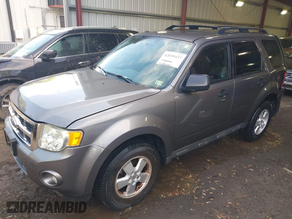 2010 Ford Escape XLT with VIN 1FMCU9D70AKD21499, listed as a IAAI auction lot 42039437 with 185,545 mi miles. Bid and sale history available at carsss.com. Image 2.