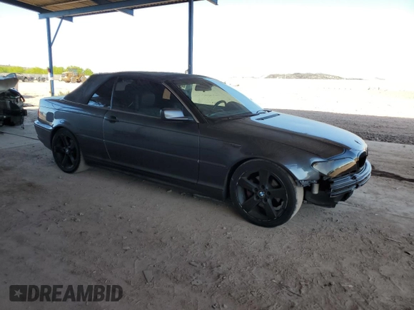 2006 BMW 3 Series 325Ci with VIN WBABW334X6PX84420, listed as a Copart auction lot 61303915 with 147,656 mi miles and Salvage title. Bid and sale history available at DreamBid. Image 4.