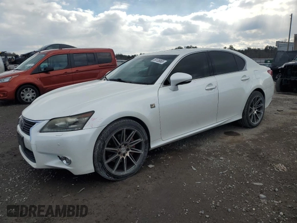 2013 Lexus GS 350 with VIN JTHCE1BL0D5001832, listed as a Copart auction lot 89135865 with 168,734 mi miles and Salvage Title. Bid and sale history available at carsss.com. Image 1.