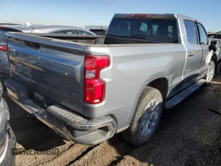 2024 Chevrolet Silverado 1500 LTZ with VIN 1GCUDGE8XRZ155256, listed as a Copart auction lot 79850884 with 33,328 mi miles and Salvage Title. Bid and sale history available at DreamBid. Image 3.