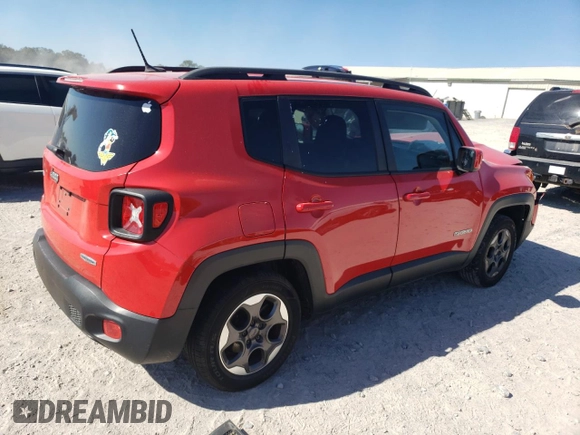 2015 Jeep Renegade Latitude with VIN ZACCJABH0FPB63177, listed as a Copart auction lot 77306944 with 92,026 mi miles and Salvage Title. Bid and sale history available at carsss.com. Image 3.