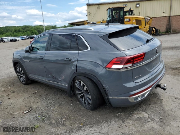 2021 Volkswagen Atlas Cross Sport 3.6L V6 SEL with VIN 1V2SE2CA3MC235554, listed as a Copart auction lot 62588584 with 21,894 mi miles and Salvage Title. Bid and sale history available at carsss.com. Image 2.