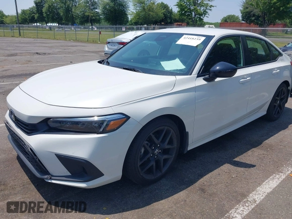 2024 Honda Civic Sport with VIN 2HGFE2F55RH563713, listed as a IAAI auction lot 42418239 with 9,687 mi miles and . Bid and sale history available at DreamBid. Image 17.