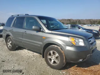 2007 Honda Pilot EX-L with VIN 5FNYF18757B016148, listed as a Copart auction lot 43143735 with 314,568 mi miles and Salvage Title. Bid and sale history available at carsss.com. Image 4.
