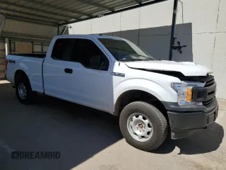 2019 Ford F-150 XL with VIN 1FTEX1EB8KKD27044, listed as a Copart auction lot 49573115 with 100,768 mi miles and Salvage Title. Bid and sale history available at carsss.com. Image 4.
