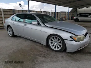 2003 BMW 7 Series 745Li with VIN WBAGN63453DS44125, listed as a Copart auction lot 69498914 with Not Provided miles and Salvage Title. Bid and sale history available at DreamBid. Image 4.