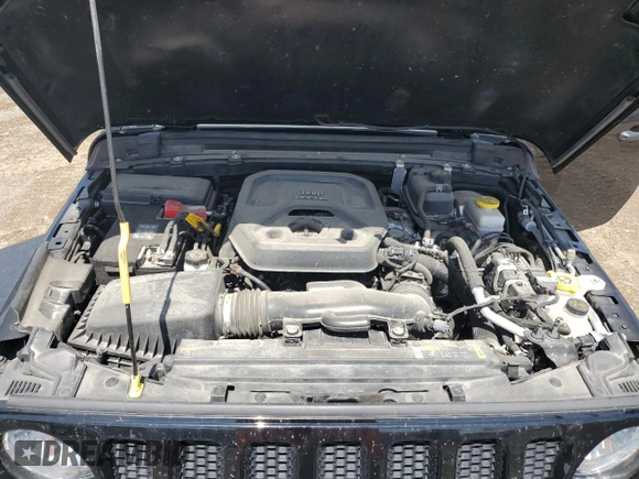 2023 Jeep Wrangler Sport S with VIN 1C4HJXDN9PW564543, listed as a Copart auction lot 56192945 with 42,015 mi miles and Salvage title. Bid and sale history available at DreamBid. Image 12.