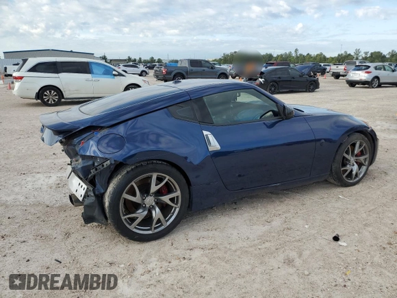 2013 Nissan 370Z with VIN JN1AZ4EH6DM880252, listed as a Copart auction lot 70528464 with 63,111 mi miles and Salvage Title. Bid and sale history available at carsss.com. Image 3.