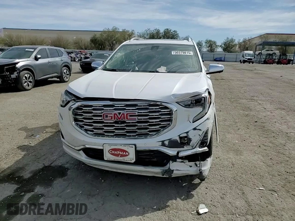 2020 GMC Terrain Denali with VIN 3GKALXEX7LL151066, listed as a Copart auction lot 50379815 with 56,333 mi miles and Salvage title. Bid and sale history available at DreamBid. Image 11.