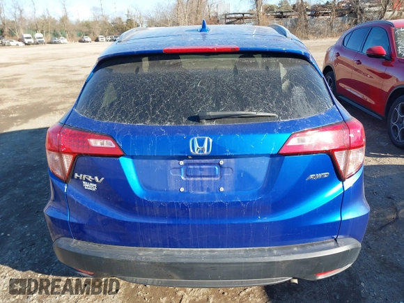 2018 Honda HR-V EX-L Navi with VIN 3CZRU6H74JM705814, listed as a IAAI auction lot 41296671 with 56,702 mi miles. Bid and sale history available at carsss.com. Image 16.