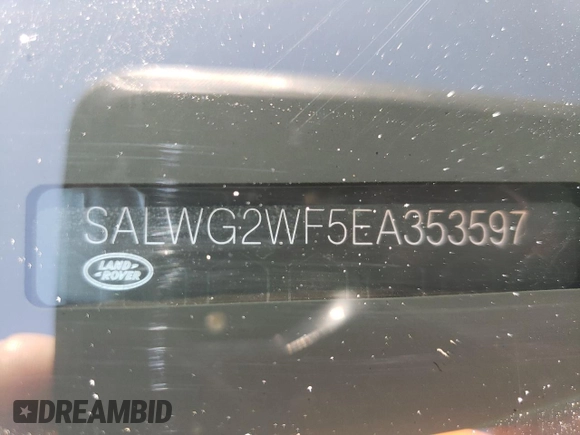 2014 Land Rover Range Rover Sport SE with VIN SALWG2WF5EA353597, listed as a Copart auction lot 54231235 with 125,065 mi miles and Clean title. Bid and sale history available at DreamBid. Image 13.