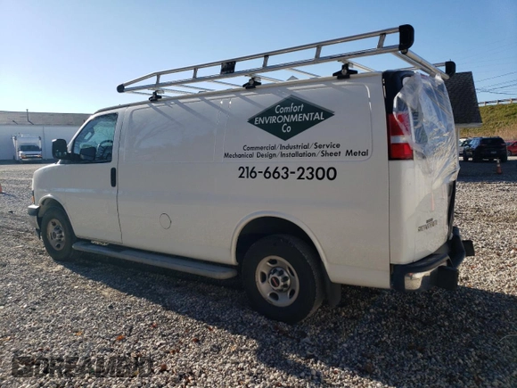 2019 GMC Savana Cargo z VIN 1GTW7AFG6K1294520, wystawiony jako Copart lot #83498774 z przebiegiem 145 685 mil mil oraz Szkoda całkowita • Salvage title. Historia ofert i sprzedaży dostępna na DreamBid. Obrazek 2.
