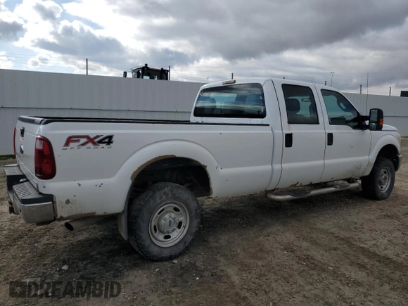 2014 Ford F-350 Platinum with VIN 1FT8W3B6XEEA11618, listed as a Copart auction lot 56959635 with 330,235 mi miles and Salvage title. Bid and sale history available at DreamBid. Image 3.