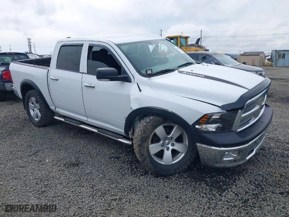 2010 Dodge Ram 1500 SLT with VIN 1D7RV1CT1AS261363, listed as a IAAI auction lot 41763978 with 125,678 mi miles. Bid and sale history available at carsss.com. Image 1.