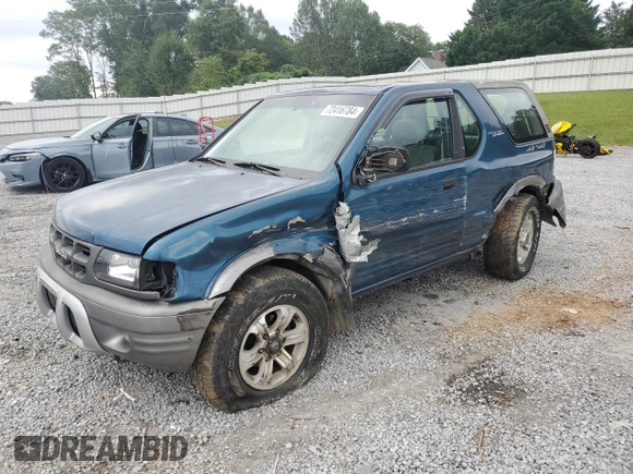 2001 Isuzu Rodeo with VIN 4S2CM57WX14307912, listed as a Copart auction lot 72416784 with 170,522 mi miles and Salvage title. Bid and sale history available at DreamBid. Image 1.