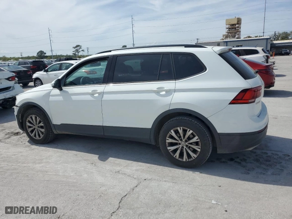 2018 Volkswagen Tiguan S with VIN 3VV1B7AX6JM057547, listed as a Copart auction lot 50355085 with 159,439 mi miles and Salvage Title. Bid and sale history available at carsss.com. Image 2.