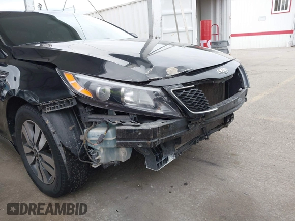 2014 Kia Optima LX with VIN 5XXGM4A7XEG280084, listed as a IAAI auction lot 42063263 with 168,052 mi miles. Bid and sale history available at carsss.com. Image 6.