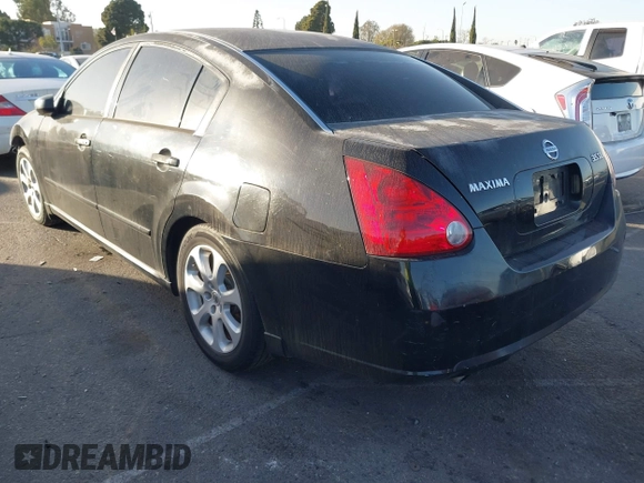 2007 Nissan Maxima 3.5 SE with VIN 1N4BA41E37C854261, listed as a IAAI auction lot 41376233 with 129,125 mi miles. Bid and sale history available at carsss.com. Image 3.