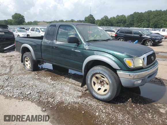 2003 Toyota Tacoma PreRunner with VIN 5TESN92N24Z348637, listed as a Copart auction lot 63310005 with 221,606 mi miles and Clean title. Bid and sale history available at DreamBid. Image 4.
