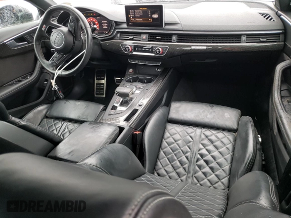 2019 Audi S4 Premium Plus with VIN WAUB4AF42KA116727, listed as a Copart auction lot 38506674 with 76,411 mi miles. Bid and sale history available at carsss.com. Image 8.