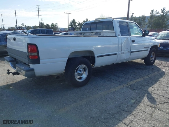 1999 Dodge Ram 1500 with VIN 1B7HC13Y4XJ627063, listed as a IAAI auction lot 41697073 with 206,776 mi miles. Bid and sale history available at carsss.com. Image 4.