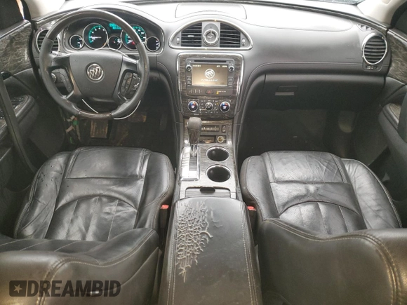 2014 Buick Enclave Leather with VIN 5GAKRBKD5EJ182453, listed as a Copart auction lot 47258225 with 117,424 mi miles and Salvage Title. Bid and sale history available at carsss.com. Image 8.
