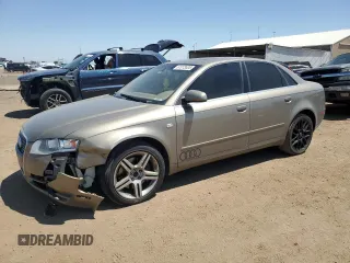 2007 Audi A4 2.0T with VIN WAUDF78E87A208136, listed as a Copart auction lot 61073535 with 115,904 mi miles and Salvage title. Bid and sale history available at DreamBid. Image 1.