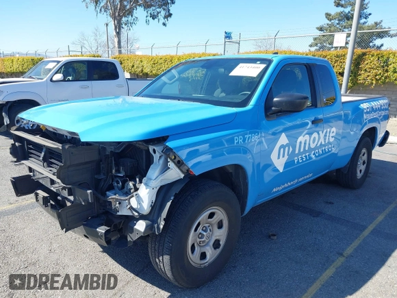 2024 Nissan Frontier S with VIN 1N6ED1CL3RN633594, listed as a IAAI auction lot 41743400 with 23,166 mi miles and . Bid and sale history available at DreamBid. Image 19.