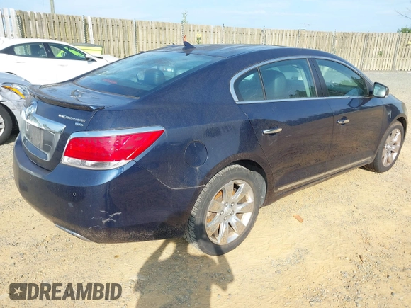 2011 Buick LaCrosse CXS with VIN 1G4GE5ED0BF376475, listed as a IAAI auction lot 42776202 with 273,086 mi miles and . Bid and sale history available at DreamBid. Image 4.