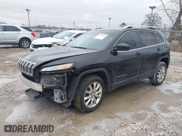 2016 Jeep Cherokee Limited with VIN 1C4PJMDS4GW144205, listed as a IAAI auction lot 41500452 with 129,480 mi miles and . Bid and sale history available at DreamBid. Image 19.